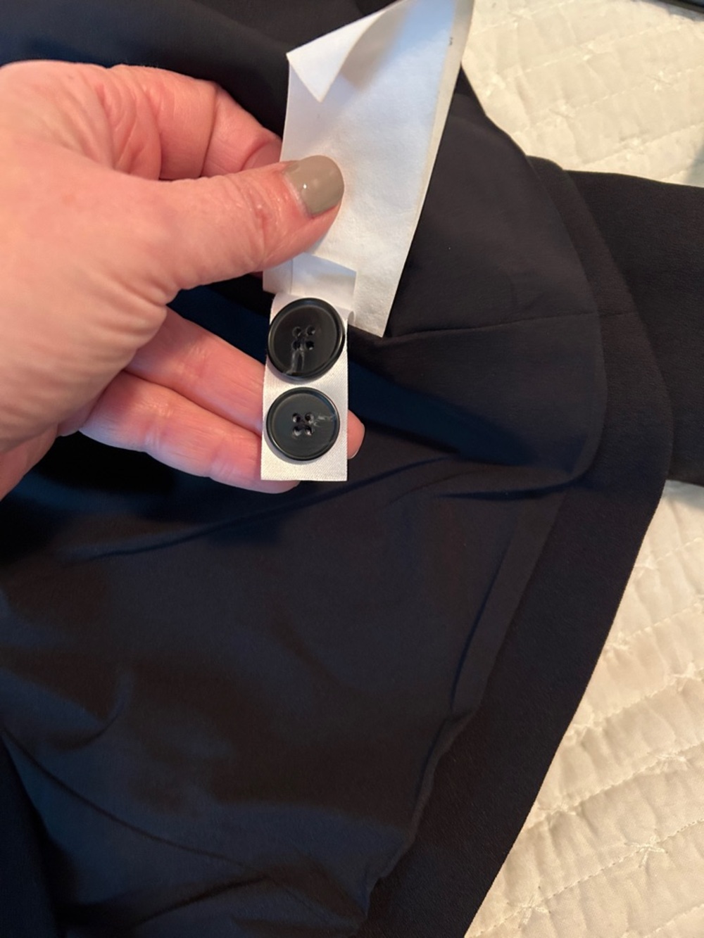 SPANX Black Single-Button Women's Blazer - Picture 5 of 6